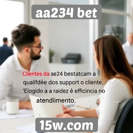 Usuários elogiam suporte ao cliente da aa234 bet